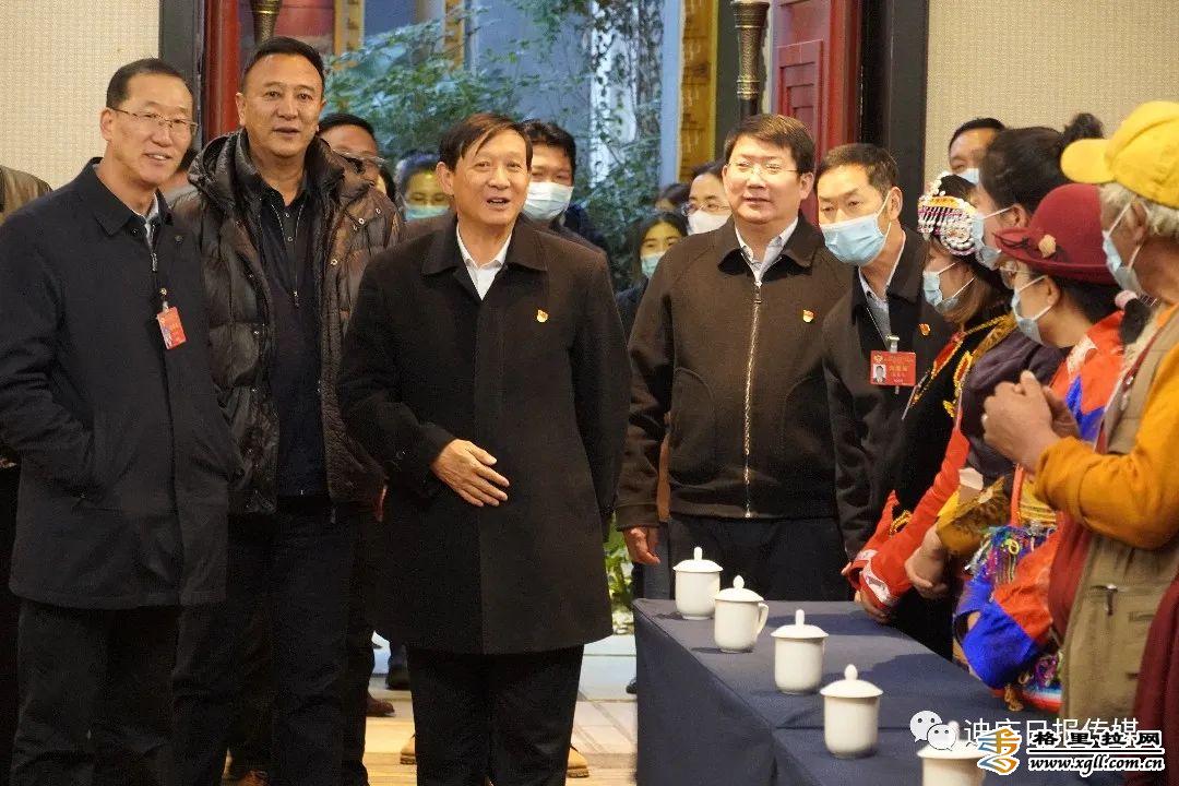 我州领导看望出席迪庆州政协十三届一次会议委员